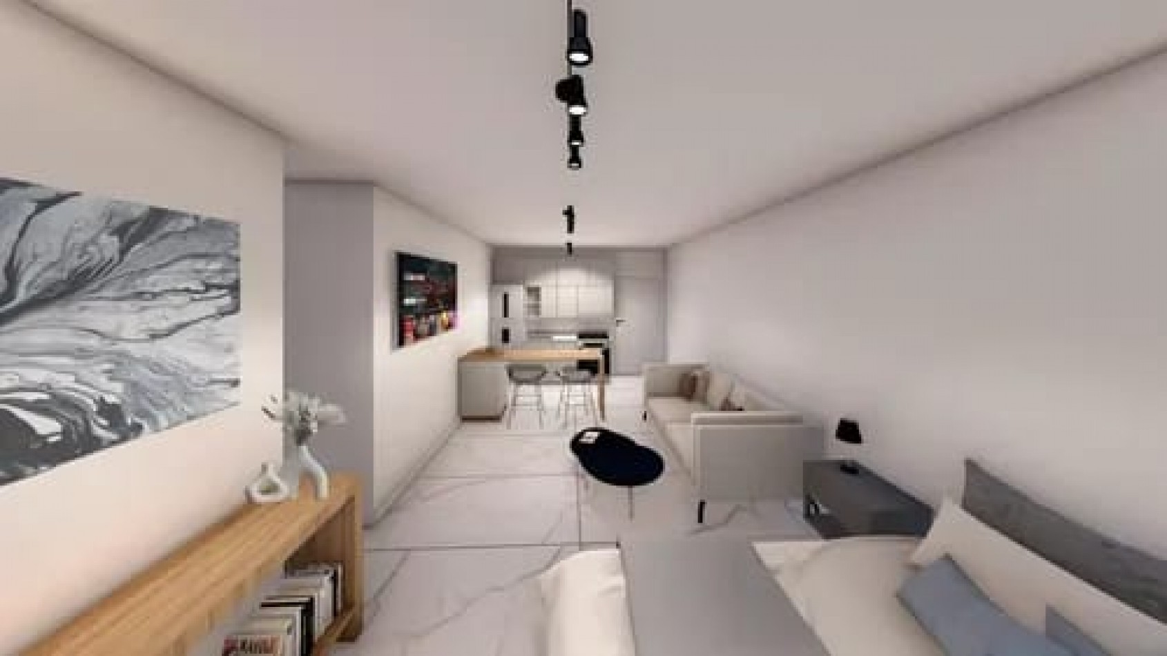 Departamento de 3 ambientes en Haedo con terraza propia